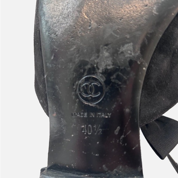 Chanel Mary Jane Slingback Flat Sandals - Picture 8 of 15